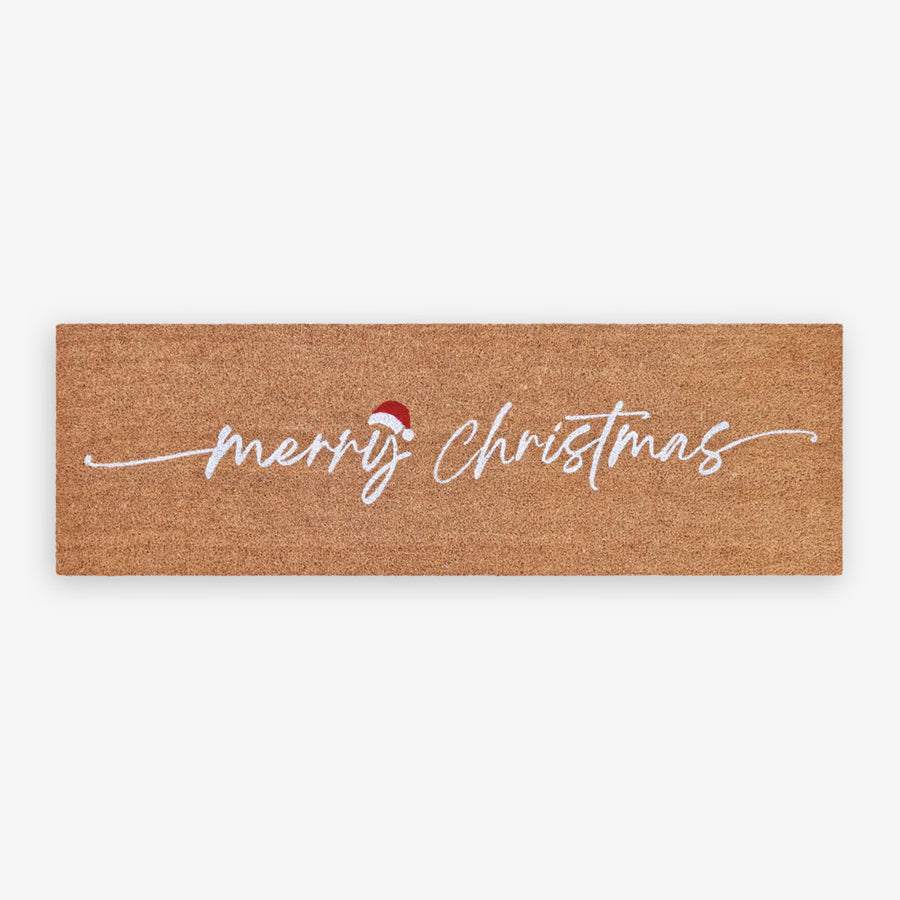 Merry Christmas Door Mat Front