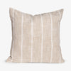 Mica Pinstripe Cushion Cover Beige Front