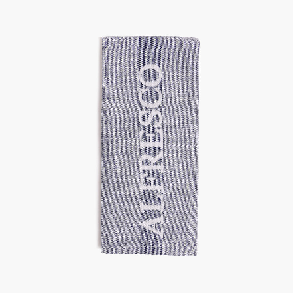 Alfresco Tea Towel Slub Navy hero