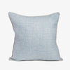 Sky Herringbone Cushion Cover With Oatmeal Back Front
