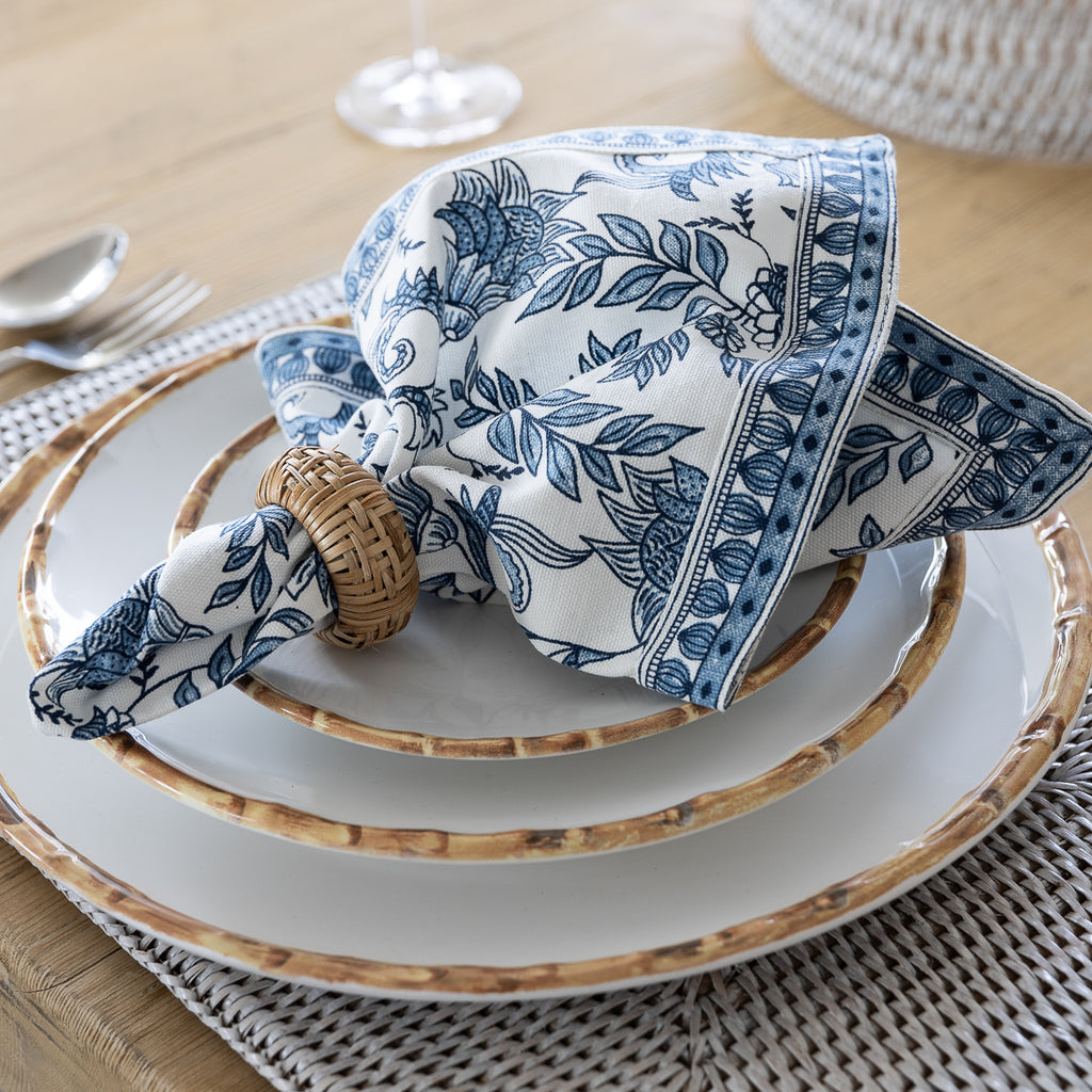 Royal Garden Napkin Blue Styled