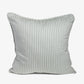 Front Sage Ticking Piping 50x50cm Cushion Cover