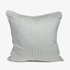 Front Sage Ticking Piping 50x50cm Cushion Cover