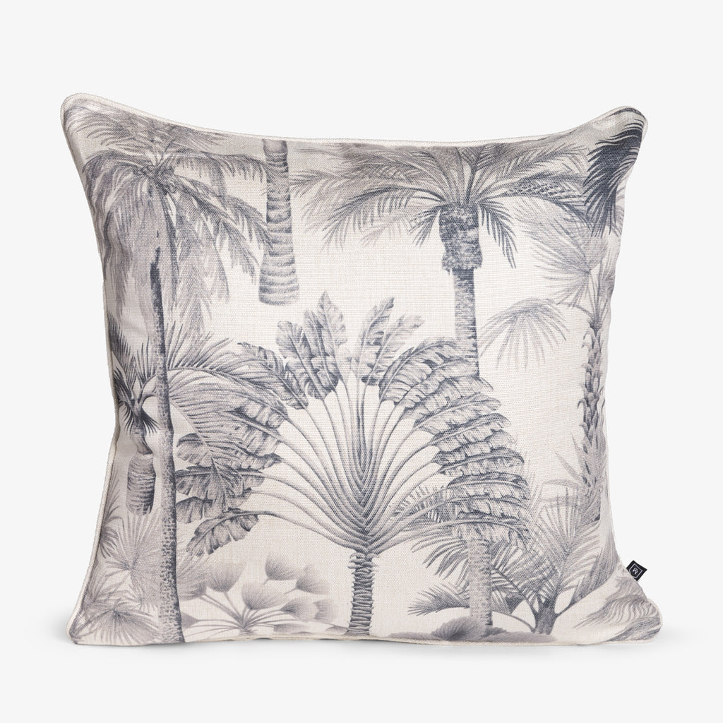 St Lucia Outdoor Cushion Cover Black Front