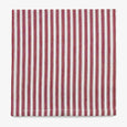 Ticking Stripe Napkin Red 45 x45cm Styled