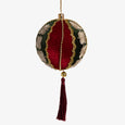 Velvet and Flower Ornament Front