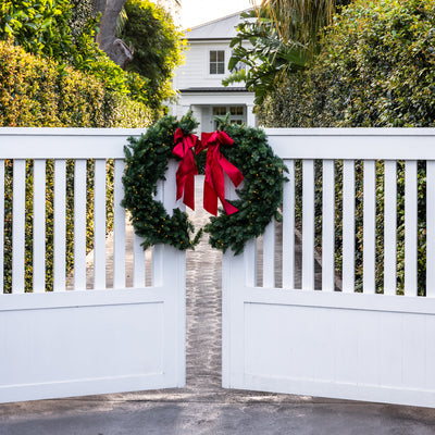 Vermont Green Split Wreath 100cm