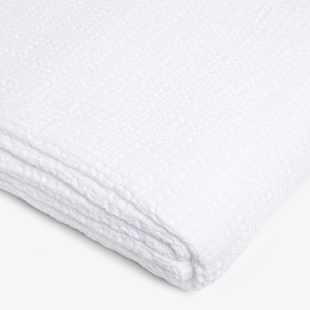 White Estella Bedspread Texture