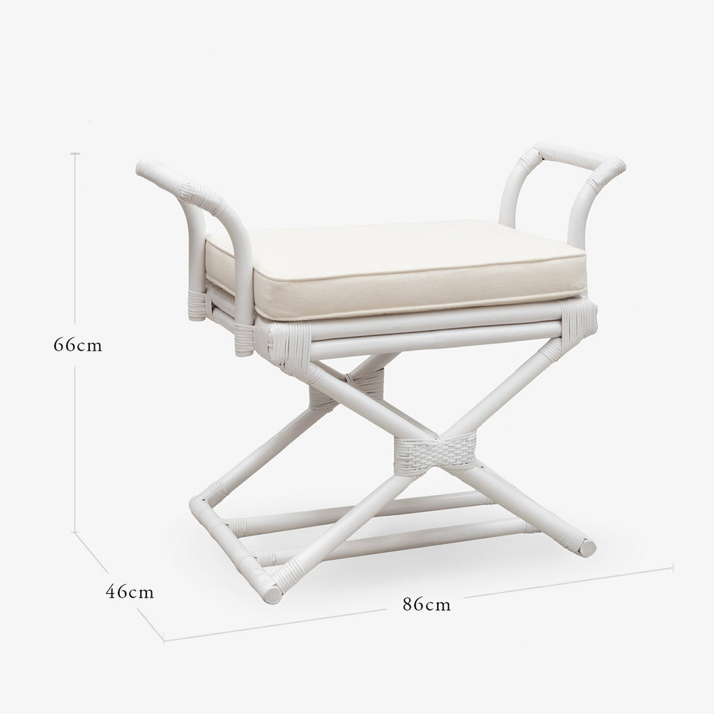 Indies Stool White Sizes