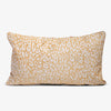 White Leopard Print With Suede Back 50x30cm Cushion Cover