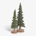 Wooden Christmas Trees Front