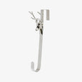 Decorative hook with deer head design on a white background