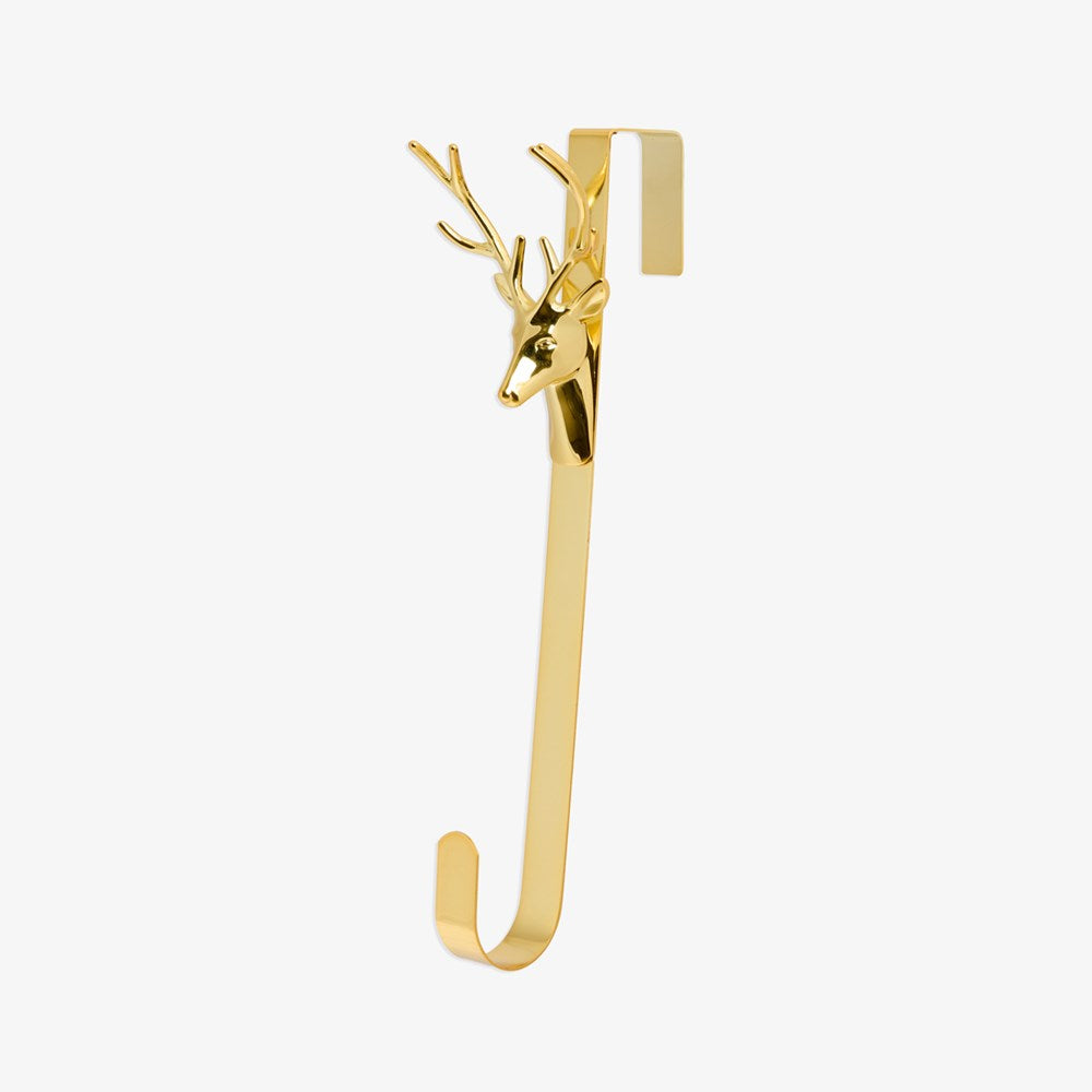 Reindeer Wreath Hanger (Gold)