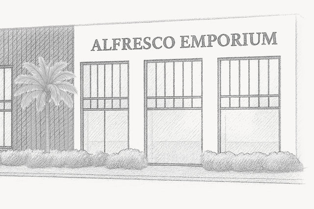 Sketch of the Alfresco Emporium Albion Store