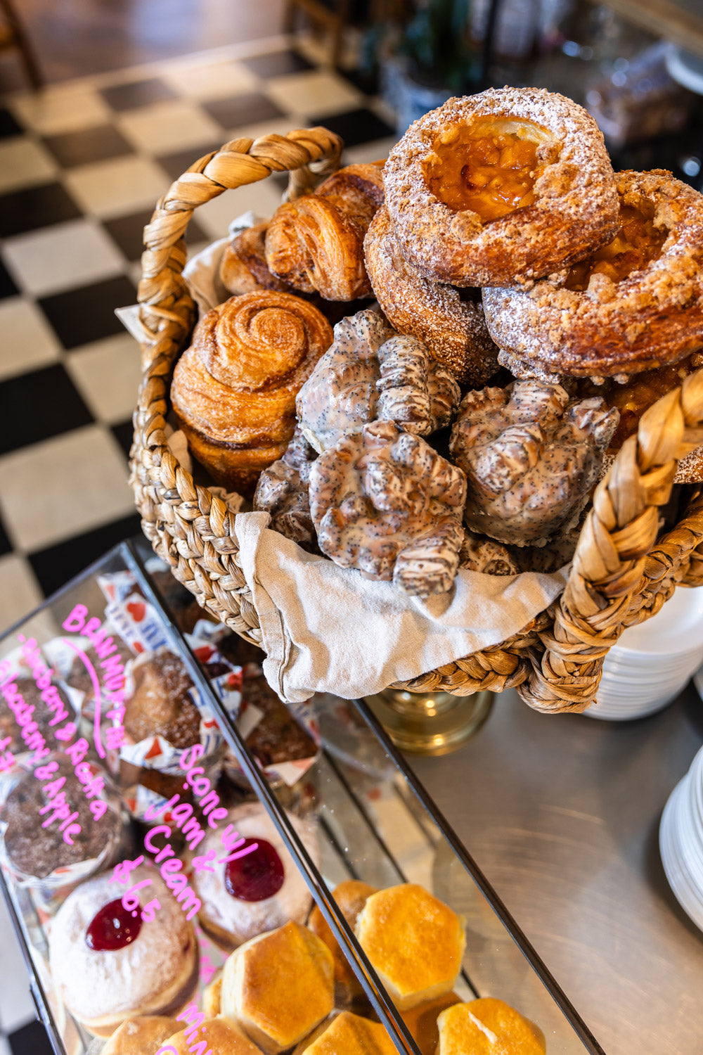 A selection of pastries from the Alfresco Emporium cafe.