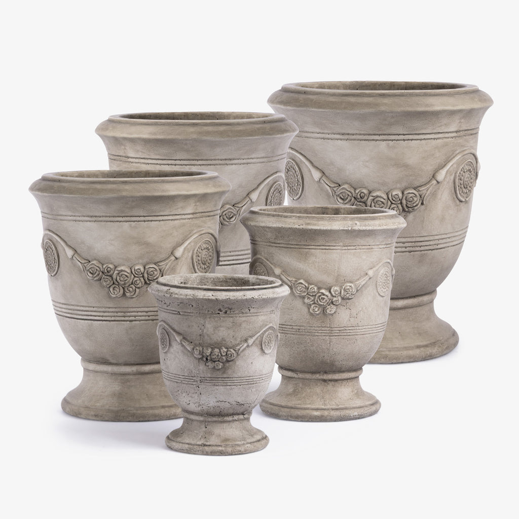 Anduze Concrete Urns Grouped