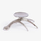 Antler Horn Metal Candle Holder (Silver)