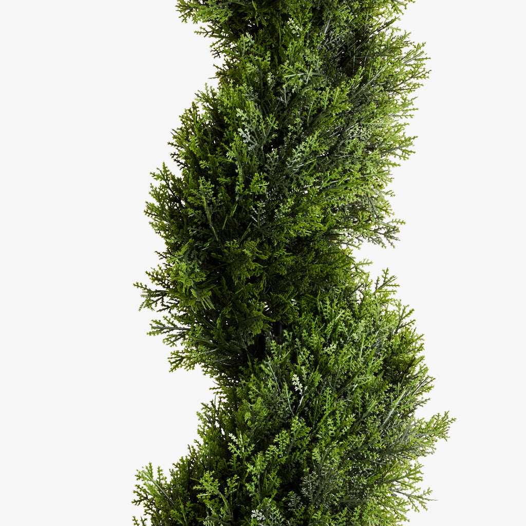 Artificial Cypress Topiary 132cm Close Up of Plant