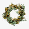 Artificial Green Hydrangea Wreath 109cmFront View