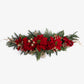 Artificial Hydrangea & Poinsettia Centre Piece (Red)