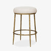 Ashton Counter Stool With Latte Linen Upholstery