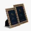 Bamboo Basket Photo Frames (Gold) Group