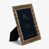 Bamboo Basket Photo Frames (Gold) Front