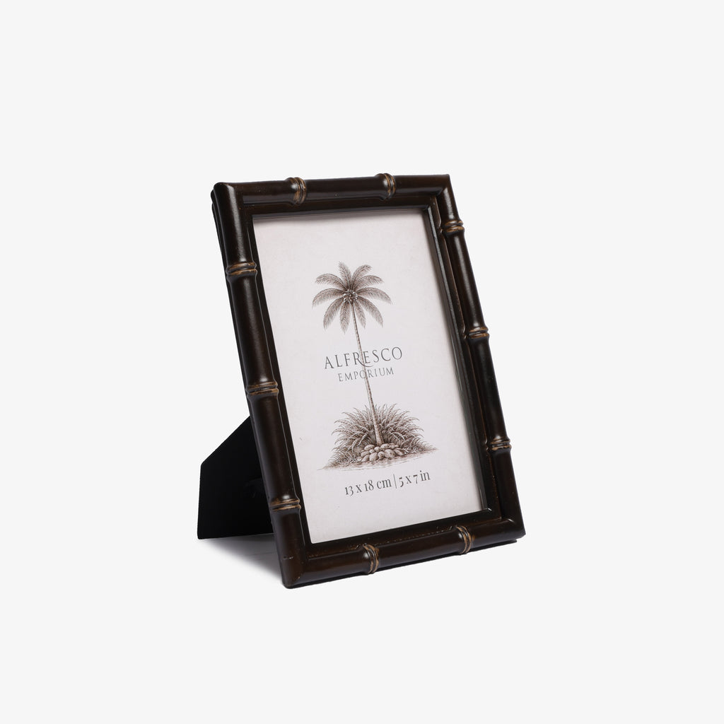 Bamboo Dark Brown Photo Frame Large