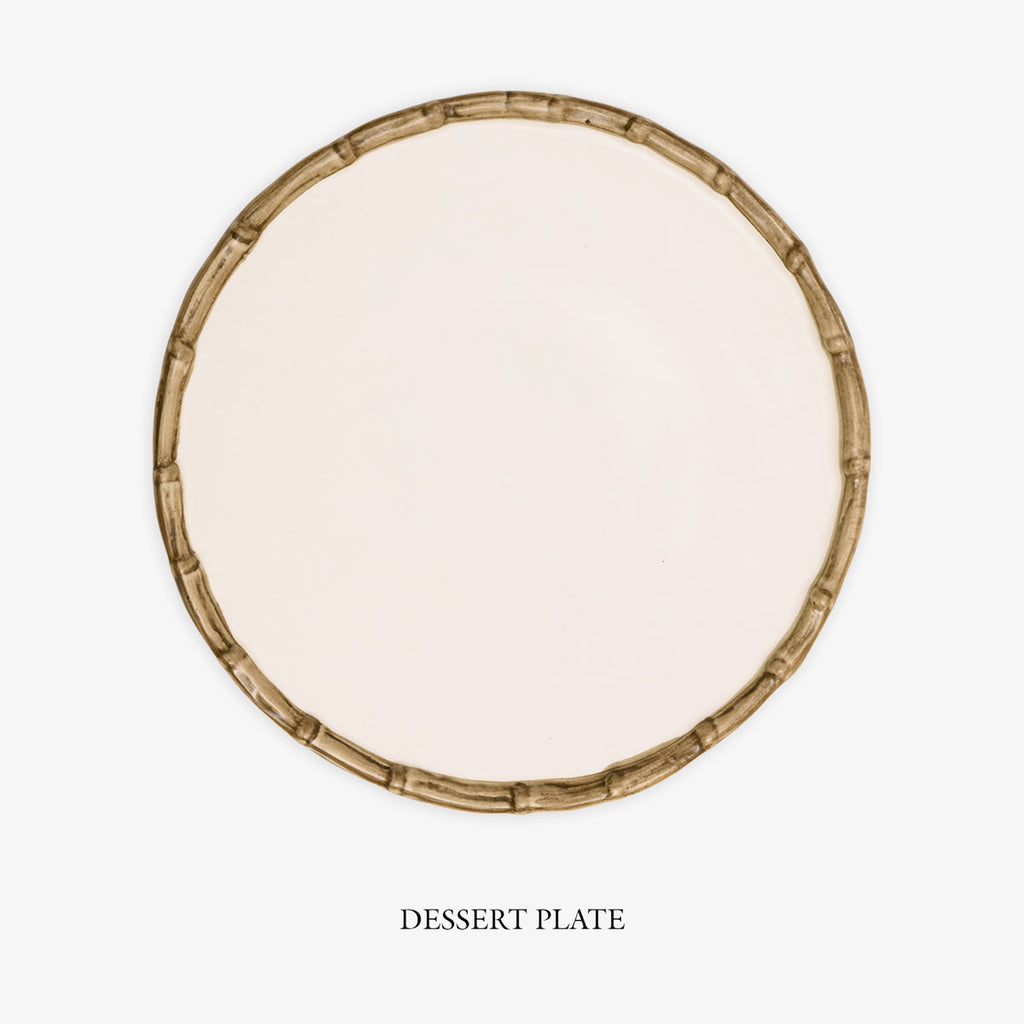 Bamboo Dinnerware Dessert Plate