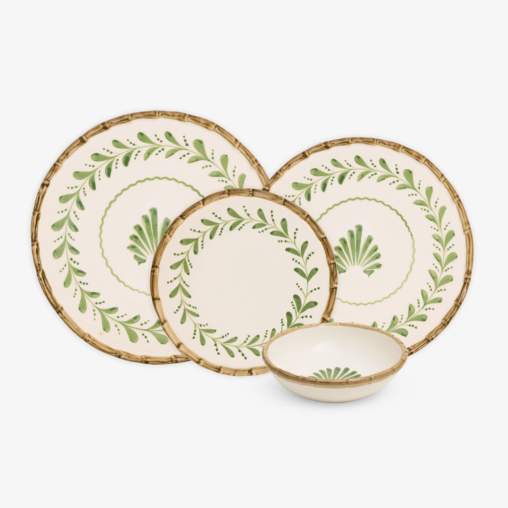 Shell Dinnerware Bamboo Shell Dinnerware