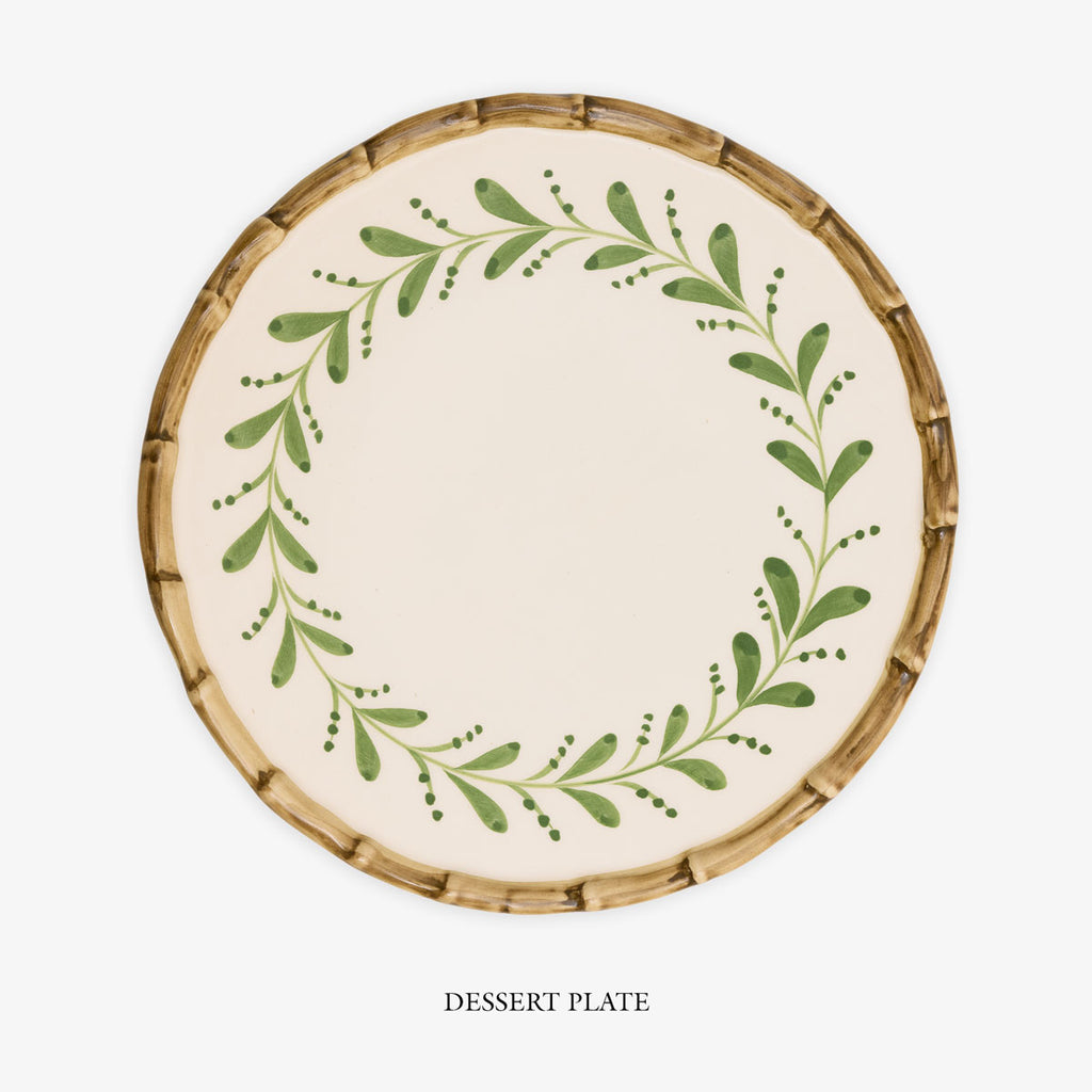 Bamboo Shell Dinnerware Dessert Plate