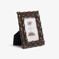 Bamboo Thick Dark Brown Bamboo Photo Frame