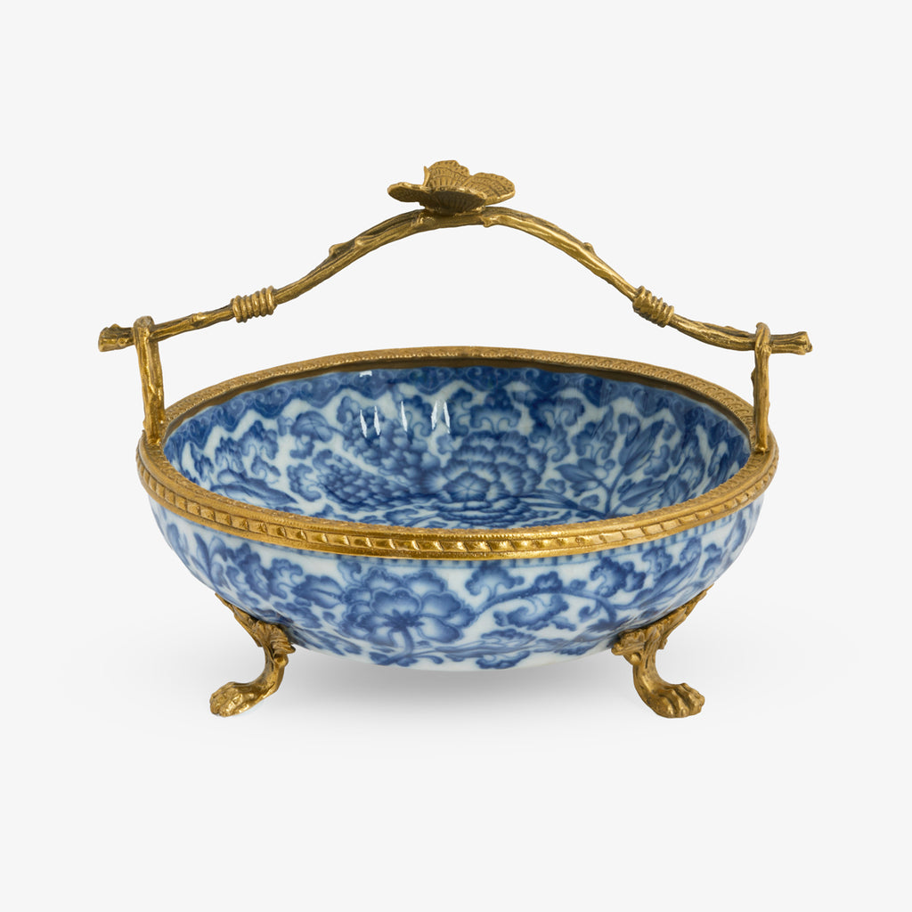 Barclay Dish With Butterfly Handle Front View