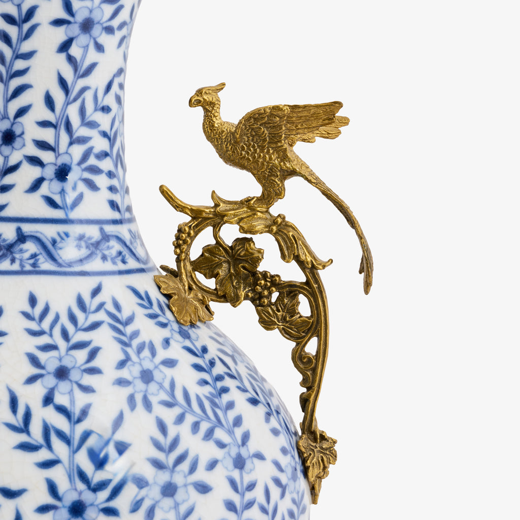 Barclay Vase With Phoenix Handles 42cm Close Up of Handle