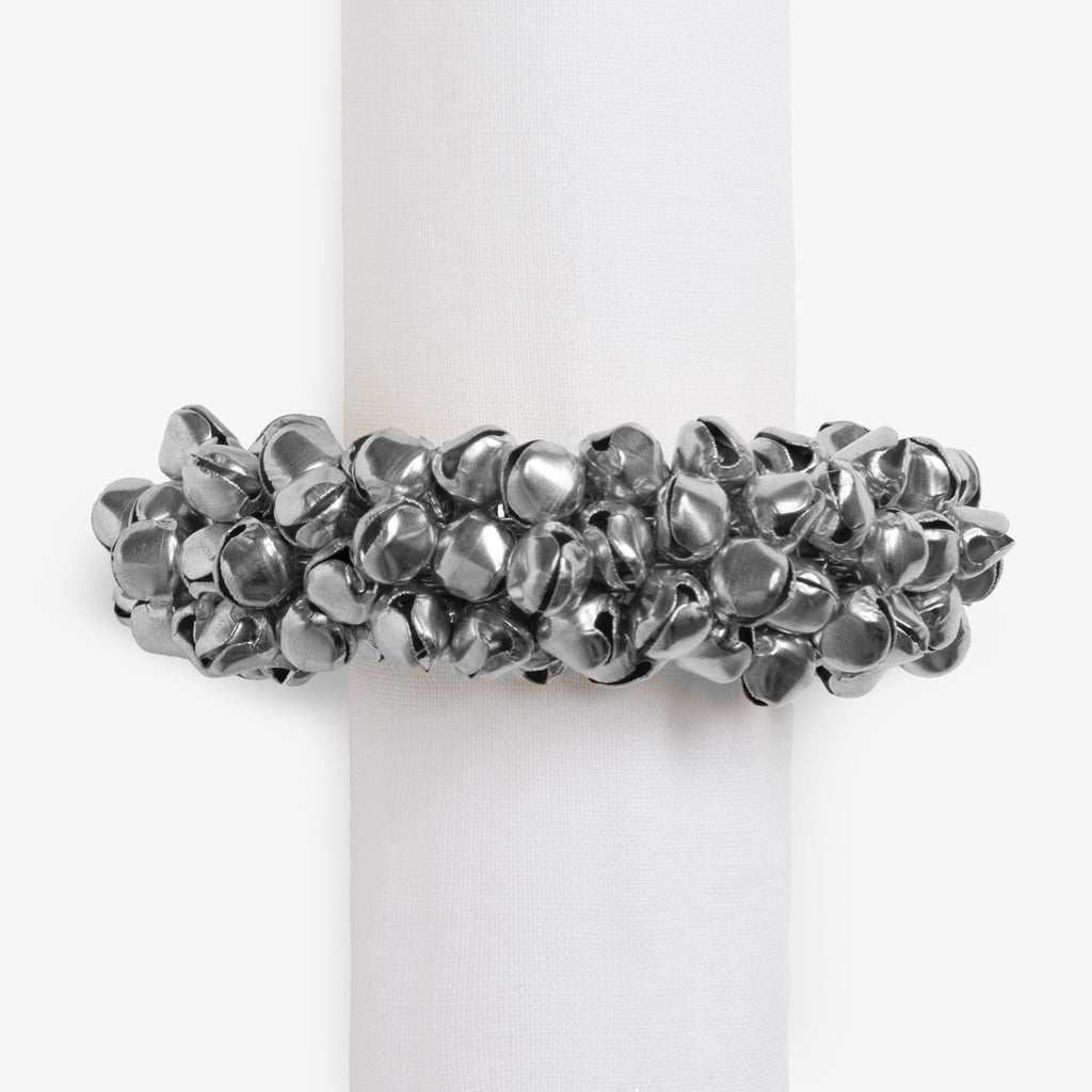 Bell Napkin Ring (D-Shape Silver) Top