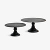 Black Metal Cake Stands Group Shot