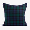 Blue & Green Tartan Cushion Cover Front
