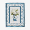 Blue Hydrangea In Bird Vase (Print C) Front View
