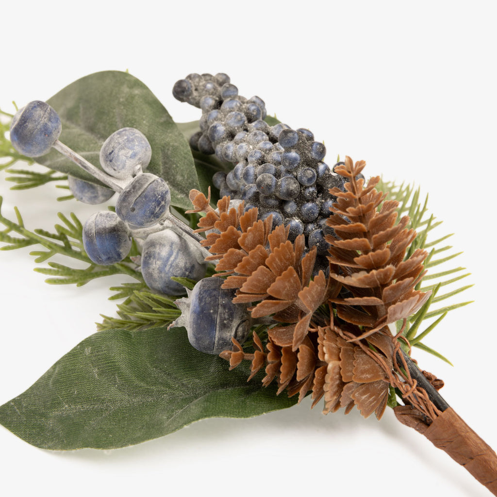 Blueberry Cluster Pick (Set of 4) Close Up