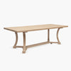Bohai Dining Table Curved Leg (244cm) Front