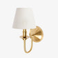 Elsdon Single Wall Lamp (Brass) With shade