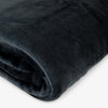 Brogo Fleece Throw Charcoal Front