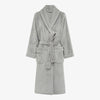 Brogo Piped Bathrobes (Dove Grey) Front View