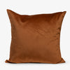 Velvet Cushion Cover (Copper) Front
