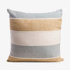 Dune Natural & Light Blue Stripe Cushion Cover Front View