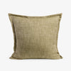 Edessa Diamond Cushion Cover (Olive Green) Front View