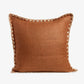 Kimberley Desert Brown Linen Cushion Cover Front View