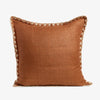 Kimberley Desert Brown Linen Cushion Cover Front View