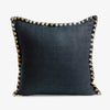 Kimberley Navy Blue Linen Cushion Cover Front View