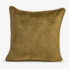 Velvet Cushion Cover (Green Moss) Front View